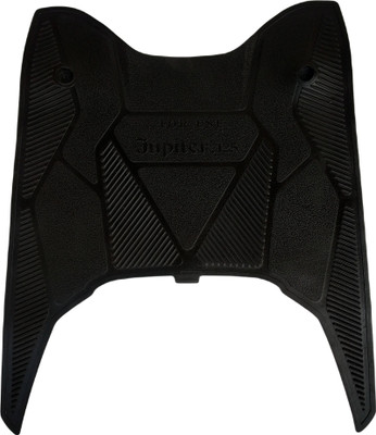 KSHEERI Tof-FT-15 BLACK RUBBER TVS JUPITER 125 FOOTMAT TVS Jupiter Two Wheeler Mat