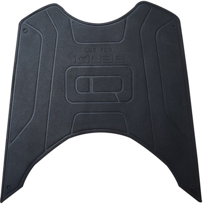 uri iQUBE Black Scooter Foot Mat For TVS iQube Two Wheeler Mat