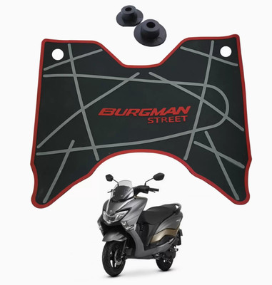 ENEMYT Anti Slip Backing Two Wheeler Rubber Foot Mat CoMYTatible for Burgman Suzuki Burgman Street Two Wheeler Mat