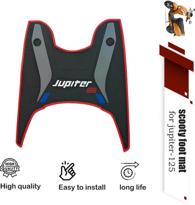 INGPRIDE NEW Multi Color Washable Scooty footmat mat Compatible TVS Jupiter Two Wheeler Mat