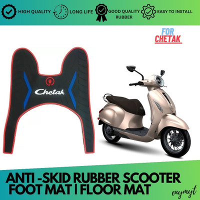ENEMYT OP6 Premium Quality Hero Optima Foot Mat Bajaj Chetak Two Wheeler Mat