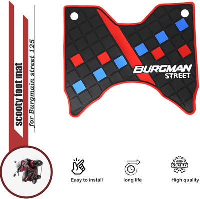Allowing Good Quality Washable Foot Mat Compatible for burgman 125 Suzuki Burgman Street 125 Two Wheeler Mat