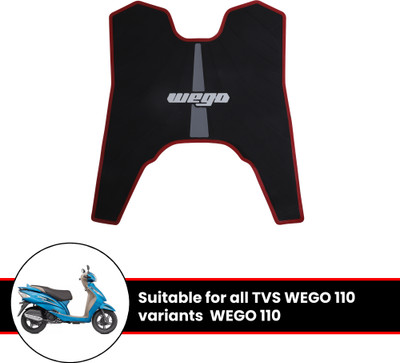 Grandbiker Foot Mat Rubber Anti Skid Floor Mat TVS Wego Two Wheeler Mat