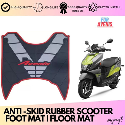 ENEMYT AV2 Foot Mat Two wheeler Mat Bike Mat Scooty Mat AVENIS GREY Suzuki Universal For Bike Two Wheeler Mat