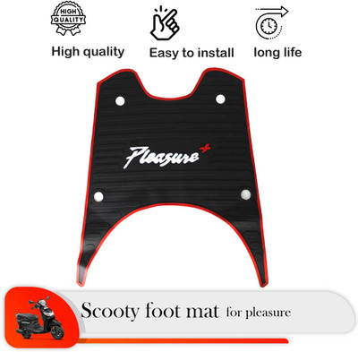 Allowing Stylish Washable Foot Mat Compatible for pleasure scooty Hero Pleasure Plus Two Wheeler Mat