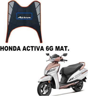 KSHEERI Tof-ACTIVA BLUE BOX 6G MAT Honda Activa 6G Two Wheeler Mat