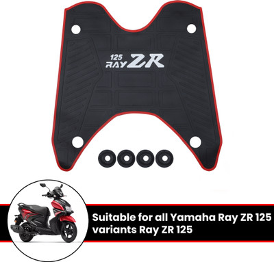 Grandbiker Rubber Foot Mat Compatible with Ray ZR BS6 Yamaha Ray-ZR Two Wheeler Mat
