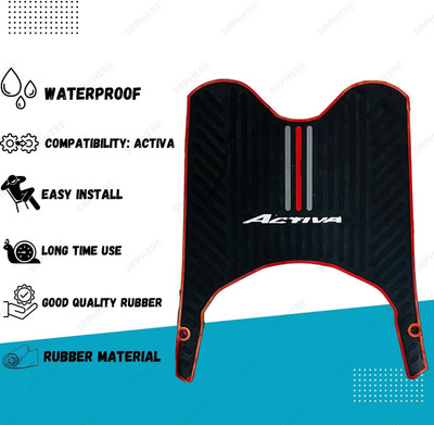 KSHEERI Tof-MP1-Two Wheeler MAT FOR ACTIVA 6G Honda Activa Two Wheeler Mat