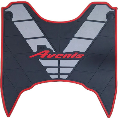 ZRIDE Premium Quality AVENIS Scooty Washable Foot Mat / Floor Mat (Black & Grey) Suzuki Universal For Bike Two Wheeler Mat
