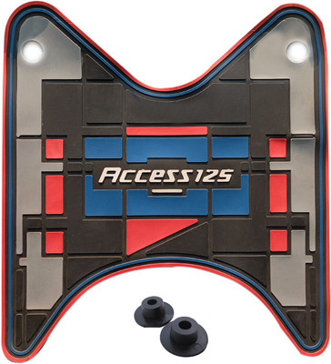 ENEMYT ADVANCE QUALITY ACCESS-125 BLUE BS-4/BS-6 MULTICOLOR FOOTMAT/SCOOTYMAT(WASHABLE) TVS Jupiter Two Wheeler Mat