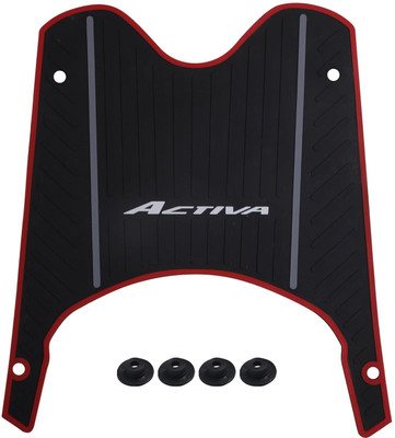 ENEMYT Scooter Rubber Foot Mat Compatible ith Activa 110 (Black)_enemyT Honda Activa 6G Two Wheeler Mat