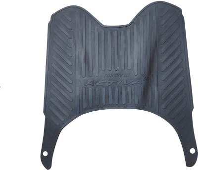 Autoxygen Activa 6G Black Scooter Foot Mat For Honda Activa 6G Two Wheeler Mat