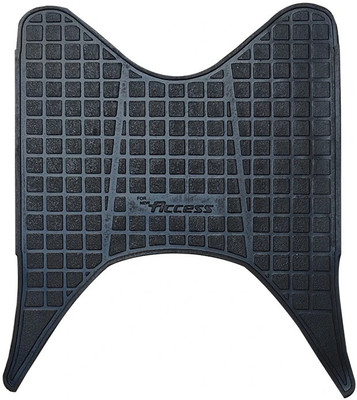SassyNslaying Access Black Foot Mat For Suzuki Access Two Wheeler Mat