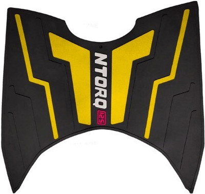 AXWee Best Quality NTORQ 125 Scooty Washable Foot Mat / Floor Mat Yellow Yamaha Ntorq 125 Two Wheeler Mat