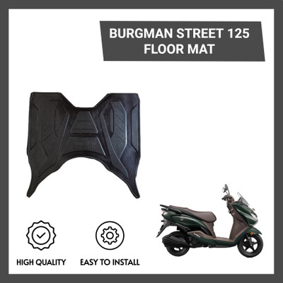 ZRIDE BRGMN03 Premium Quality Scooty Washable Foot Mat / Floor Mat Suzuki Burgman Street 125 Two Wheeler Mat