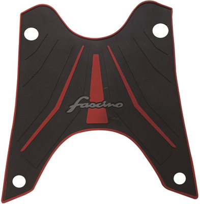 Znee Smart Washable Soft Rubber Floor Mat/Foot Mat Compatible for Yamaha Fascino Two Wheeler Mat