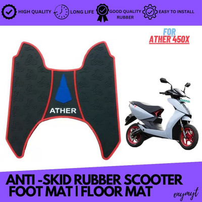 ENEMYT AT5 EV Premium High Quality Electric Scooty Foot Mat for Ather 450X Ather UVA Two Wheeler Mat