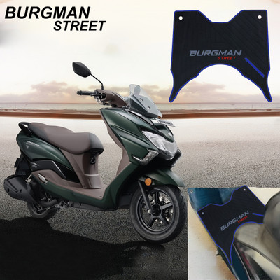 DRAXAN Foot Mat Compatible for Burgman Street Two Wheeler Mat Suzuki Burgman Street Two Wheeler Mat