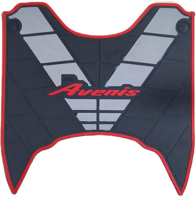 uri Premium Quality AVENIS Scooty Washable Foot Mat / Floor Mat (Black & Grey) Suzuki Universal For Bike Two Wheeler Mat