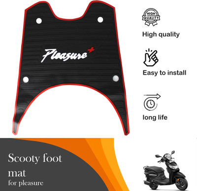 SHOWRIDE Good Quality Washable Foot Mat Compatible for pleasure scooty Hero Pleasure Plus Two Wheeler Mat