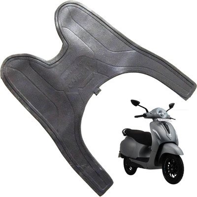 KSHEERI Chetak 3501,3502 Scooter/Scooty Foot Mat Rubber Floor Mat (Black) Bajaj Chetak Two Wheeler Mat