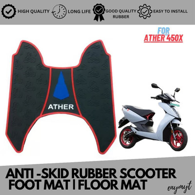 ENEMYT AT6 EV Premium High Quality Electric Scooty Foot Mat for Ather 450X Ather UVA Two Wheeler Mat