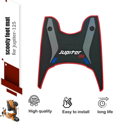 SHOWRIDE Good Quality foot Mat for TVS Jupiter 125 TVS Jupiter Two Wheeler Mat