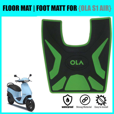 Znee Smart GRNM2 FOOTMAT/FLOORMAT/SCOOTY MAT (Washable Mats) OLA S1 AIR -GREEN Ola S1 Air Two Wheeler Mat