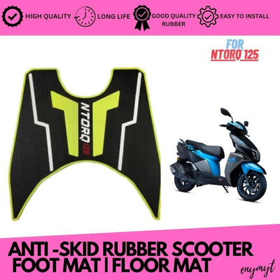 KSHEERI Tof-FOOT MAT 042_enemyT TVS Ntorq 125 Two Wheeler Mat