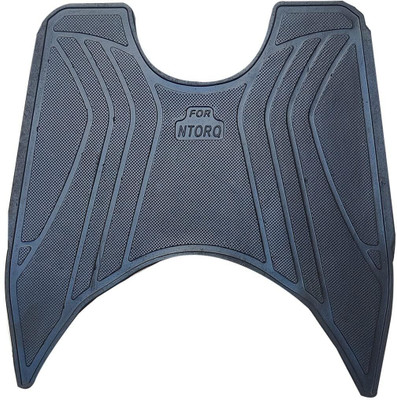 KSHEERI Anti Skid Scooter/Scooty Foot Mat Rubber Floor Mat (Black) TVS Ntorq 125 Two Wheeler Mat
