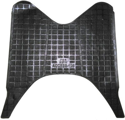KSHEERI Tof-RJ-0507 BLACK RUBBER ACCESS FOOTMAT Suzuki Access 125 Two Wheeler Mat