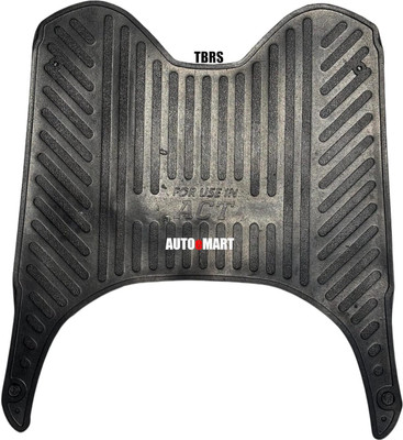 ENEMYT Activa 6G Scooter Floor Mat, Anti-Slip Rubber Footmat, Black_enemyT Honda Activa 6G Two Wheeler Mat