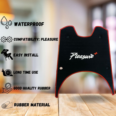 KSHEERI Tof-MP3-Rubber Backing Scooty MAT FOR pleasure Hero Pleasure Plus Two Wheeler Mat