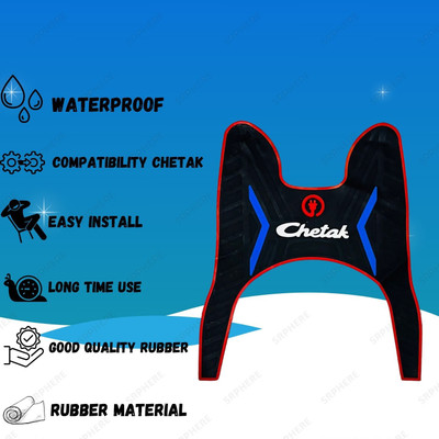 ENEMYT MYT1-Two Wheeler MAT FOR Chetak Bajaj Chetak Two Wheeler Mat
