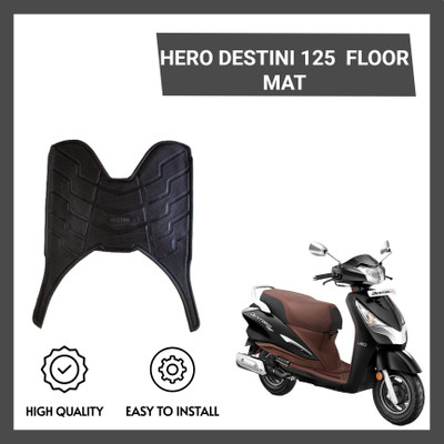 ZRIDE Premium Quality Scooty Washable Foot Mat / Floor Mat Hero Destini 125 Two Wheeler Mat