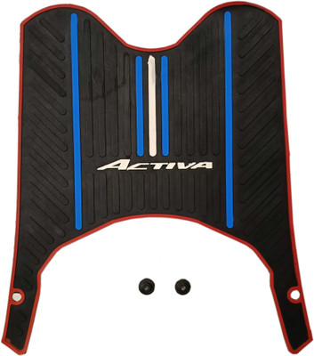 Digital Craft Anti Skid Multicolor Washable Foot Mat / Floor Mat Compatible for Activa 6G Honda Activa 6G Two Wheeler Mat