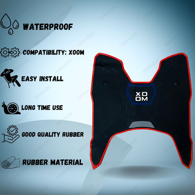 ENEMYT Anti Slip Backing Two Wheeler Rubber Foot Mat CoMYTatible for Xoom Hero Two Wheeler Mat