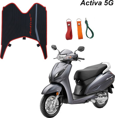 DRAXAN Foot Mat Compatible for Honda Activa 5G Two Wheeler Mat Honda Activa 5G Two Wheeler Mat