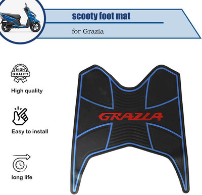 eXarioGadget Ne Design Rubber Scooter Foot Mat for Grazia Honda Honda Grazia Honda Grazia Two Wheeler Mat