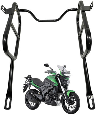 Dhe Best Bike Premium Side Saddle Stay /Bag Mounting Black For Bajaj Dominar 400 Double-side Black Iron Motorbike Saddlebag