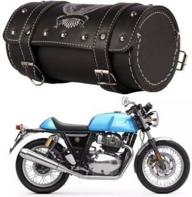 eXarioGadget Saddle Bag Black Leather Motorbike Saddlebag 10 One-side Black Leatherette Motorbike Saddlebag