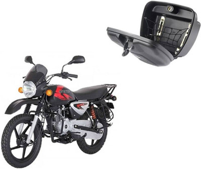 Buras Luggage Box Black Plastic Motorbike Saddlebag