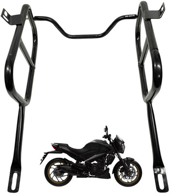 Dhe Best Bike Metal Side Saddle Stay With Black For Dominar 400 [2018] Double-side Black Iron Motorbike Saddlebag