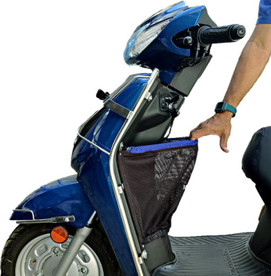 Fibera Original Smart Basket For Activa 6G 110 BS6 (Feb 2020- Present) Luggage Box Blue Polyester Motorbike Saddlebag(15 L)