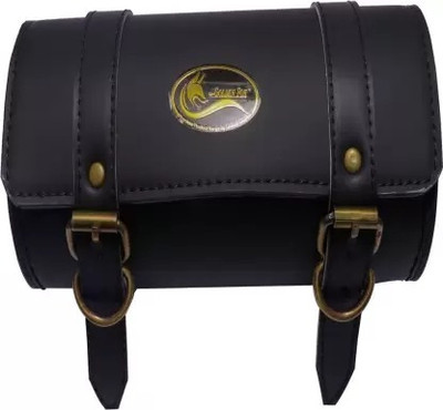 MODAROCK Two wheeler Tool Bag, Side Bag For all Two wheller One-side Black Leatherette Motorbike Saddlebag(3 L)