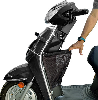 Fibera Original Basket For Activa 6G 110 BS6 (Feb 2020- DEC 2024) Luggage Box Black Polyester Motorbike Saddlebag(15 L)