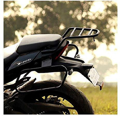 auto trends Luggage Box Black Cast Iron Motorbike Saddlebag