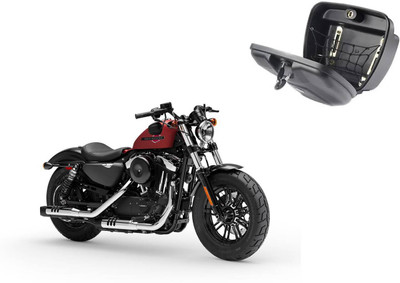 Buras Luggage Box Black Plastic Motorbike Saddlebag