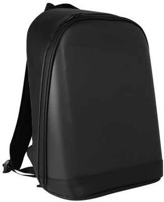 AutoPowerz Smart-LED BAG BLACK One-side Black Nylon Motorbike Saddlebag(14 L)