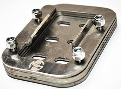 BRXR Stainless Steel Side Stand Extender For RE Interceptor GT / Continental GT Two Wheeler Stand Pad
